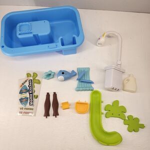 Kids 3+  Vegetable Washing Basin Toddler Pretend Play Toy Water Play
